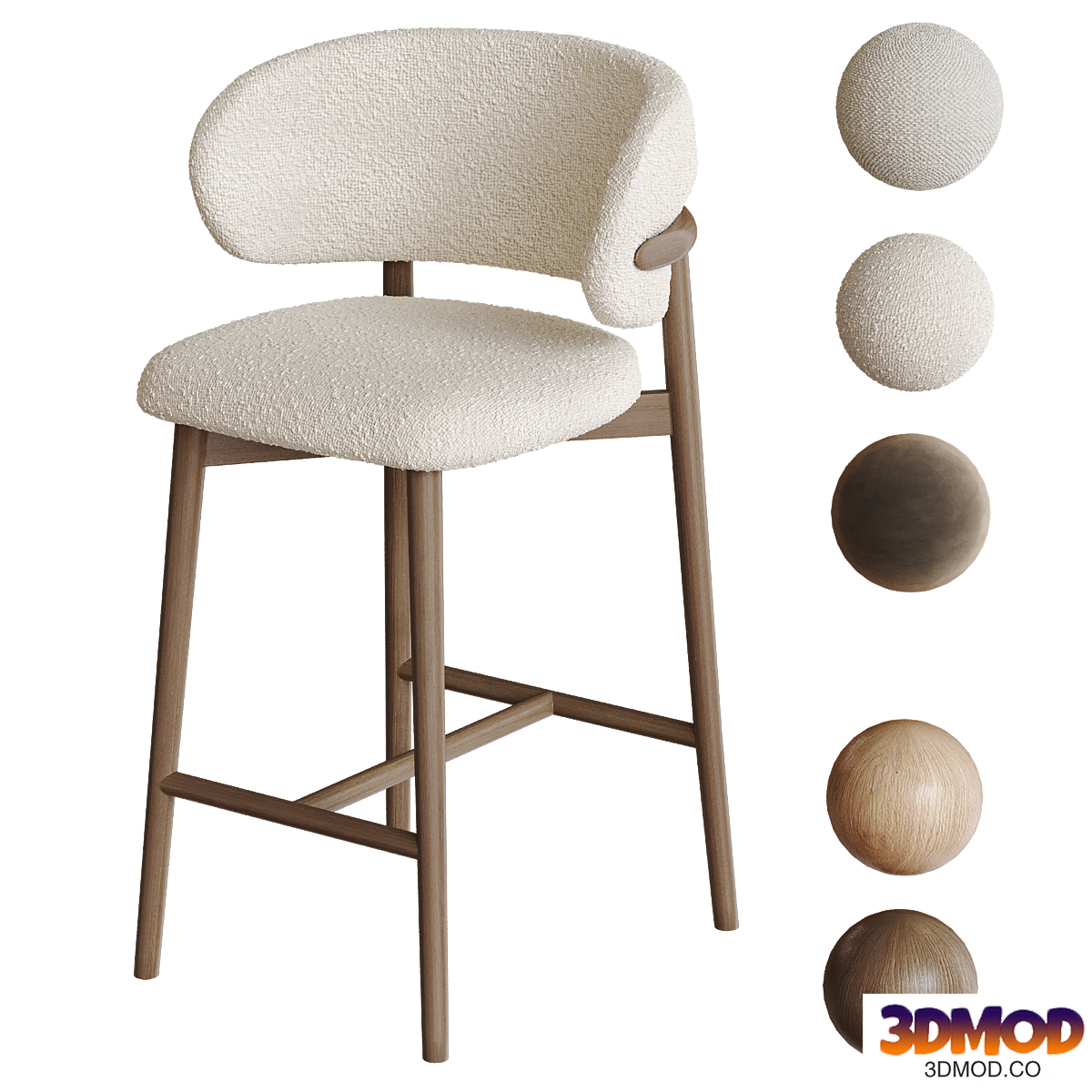 Bar stool MATTEO by Noho Home 吧椅