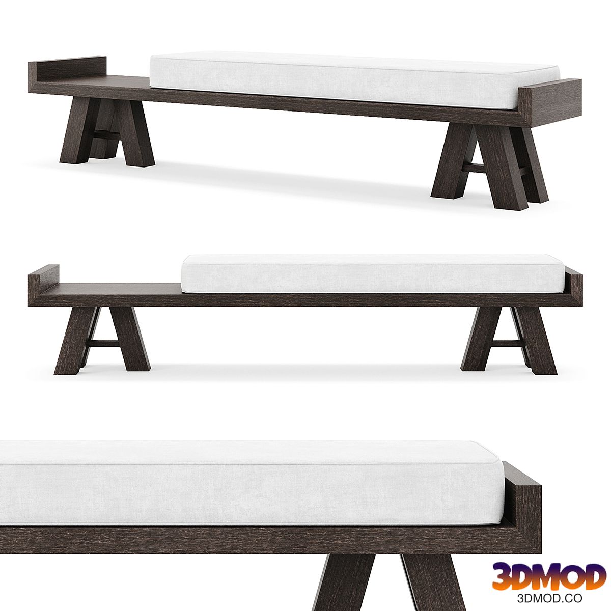 Toiny Bench by Stephane Parmentier 沙发凳长凳