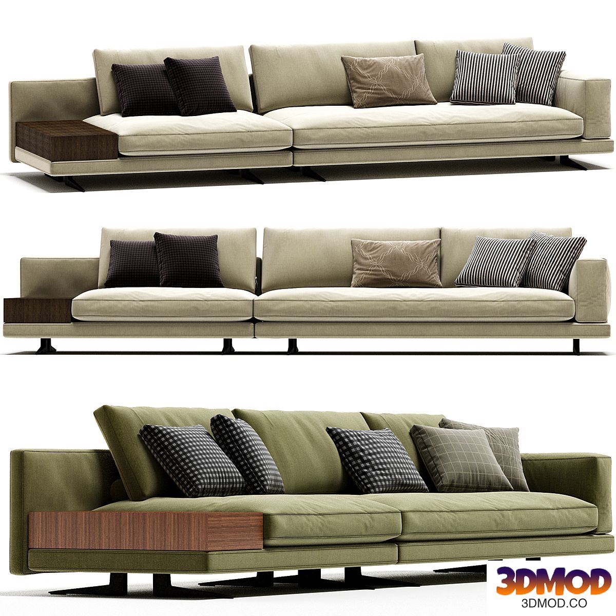 Poliform Mondrian sofa 多人沙发