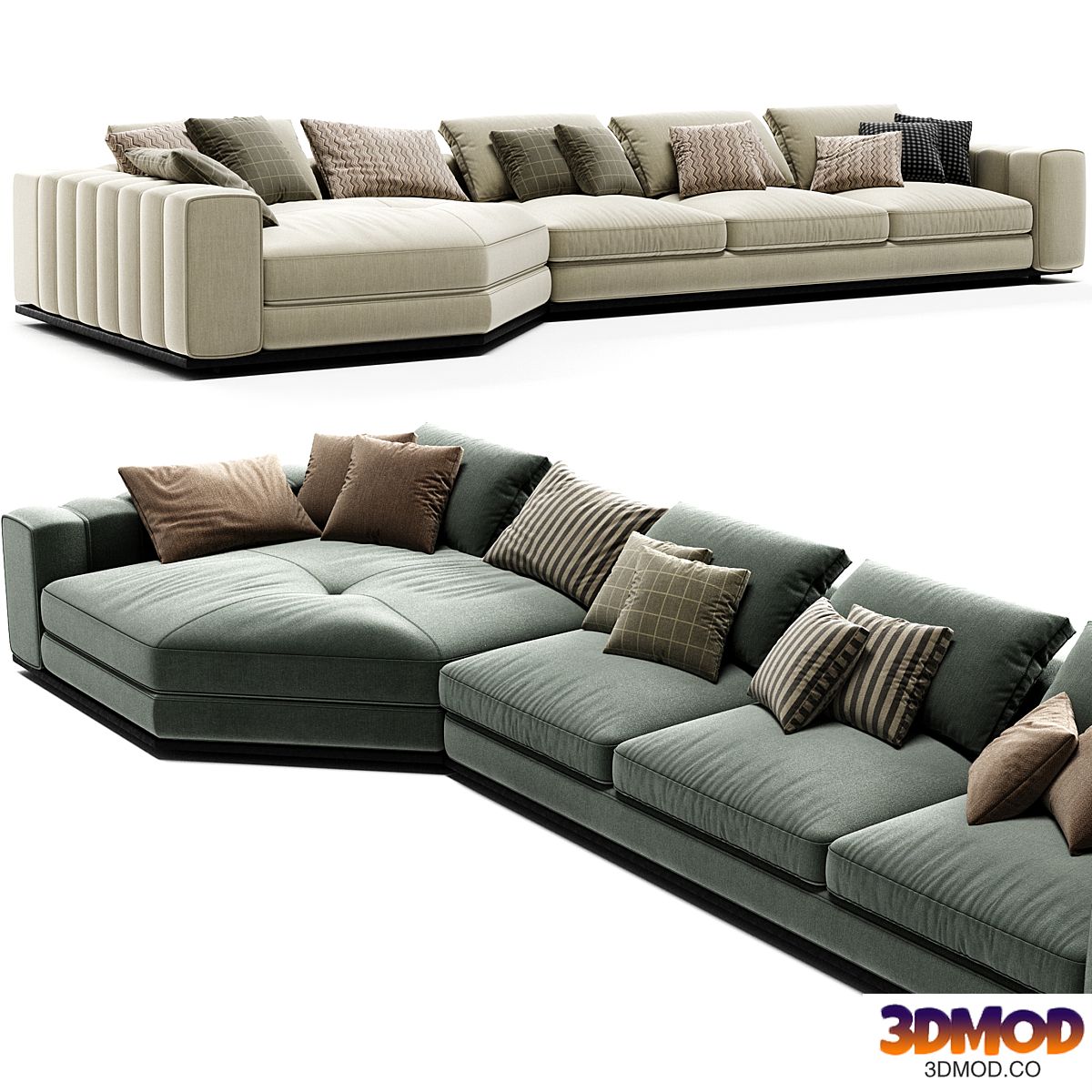 Minotti FREEMAN DUVET 多人沙发