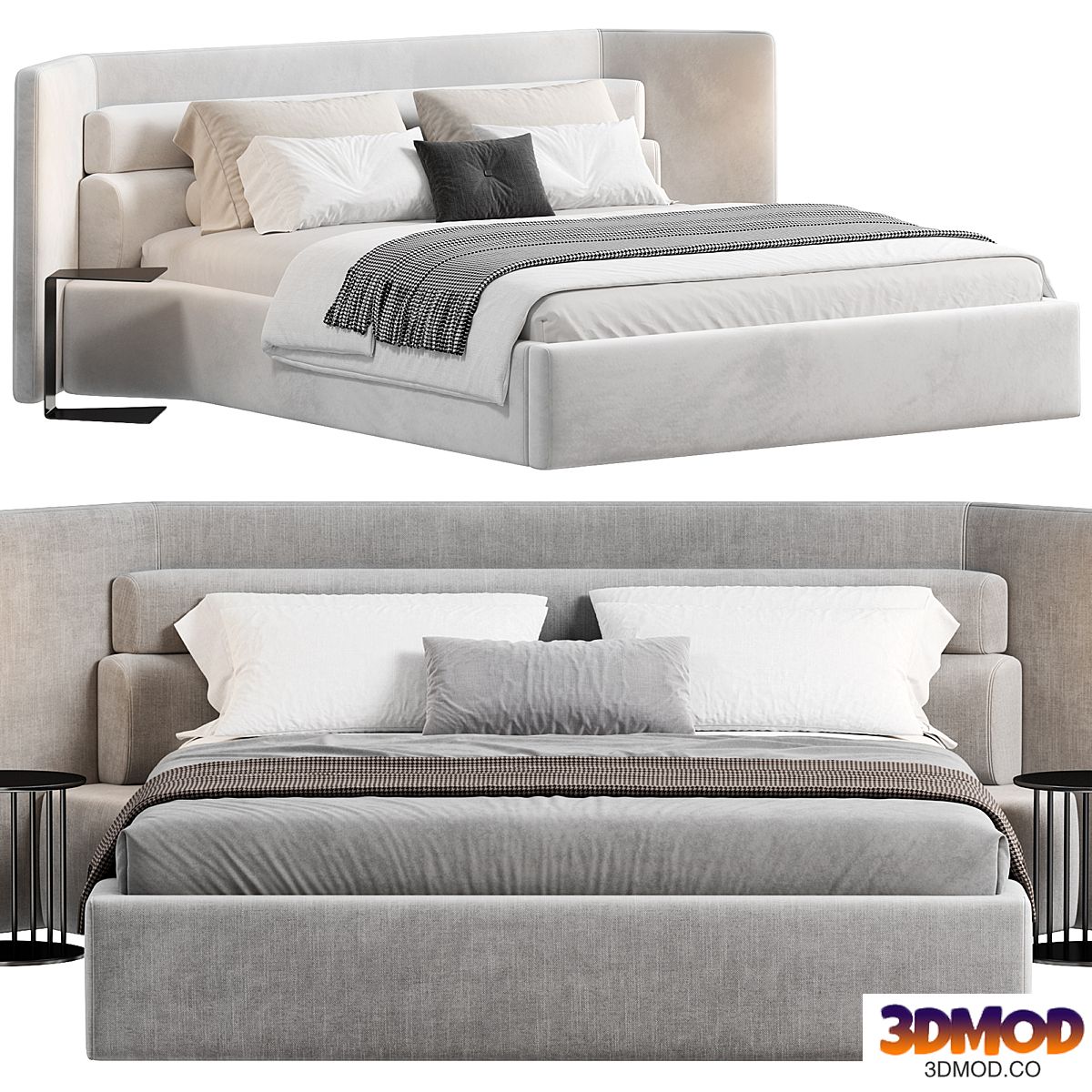 Step Bed by District Eight 双人床
