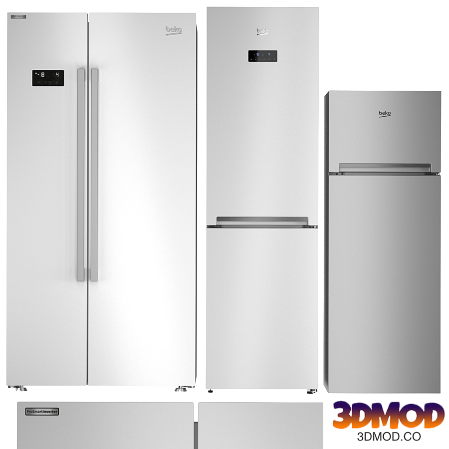 Refrigerator set Beko 2 冰箱