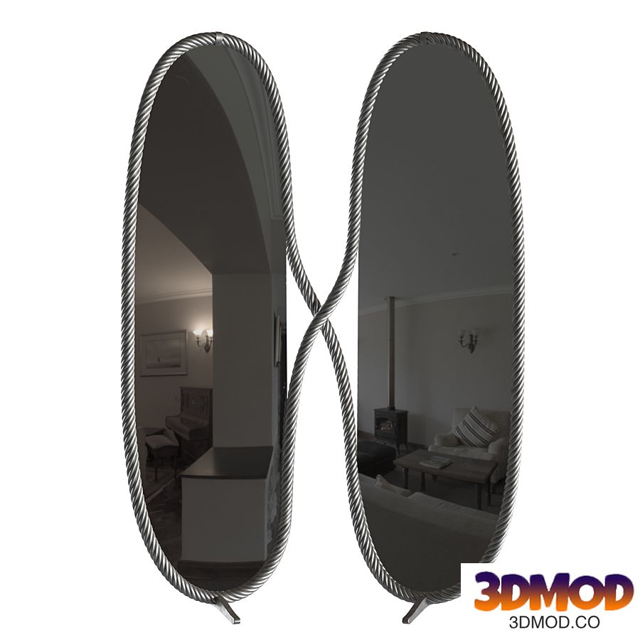 Siamese floor mirror 镜子
