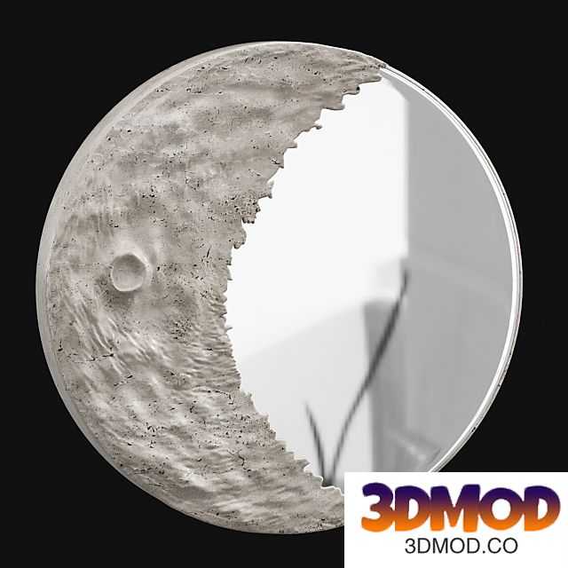 Moon Mirror by Mercado 墙饰挂件