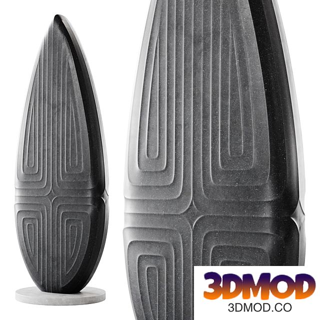 Abstract sculpture by Dominic Welch 雕塑摆件