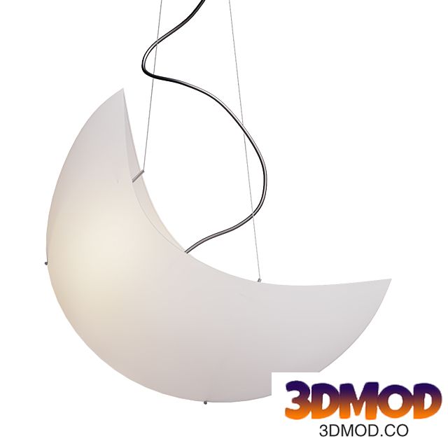 Moon Pendant Light By Mazzega 吊灯