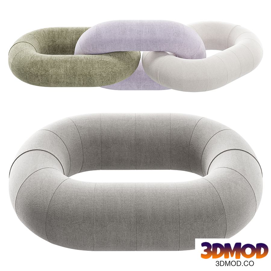 Sancal Link | Modular pouffe 异形沙发