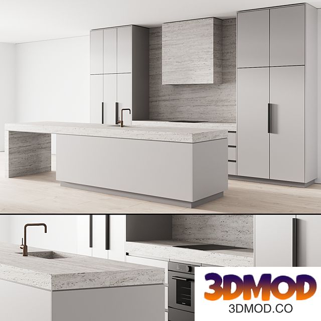 111 modern kitchen 08 zephyr and stone 厨房橱柜中岛台