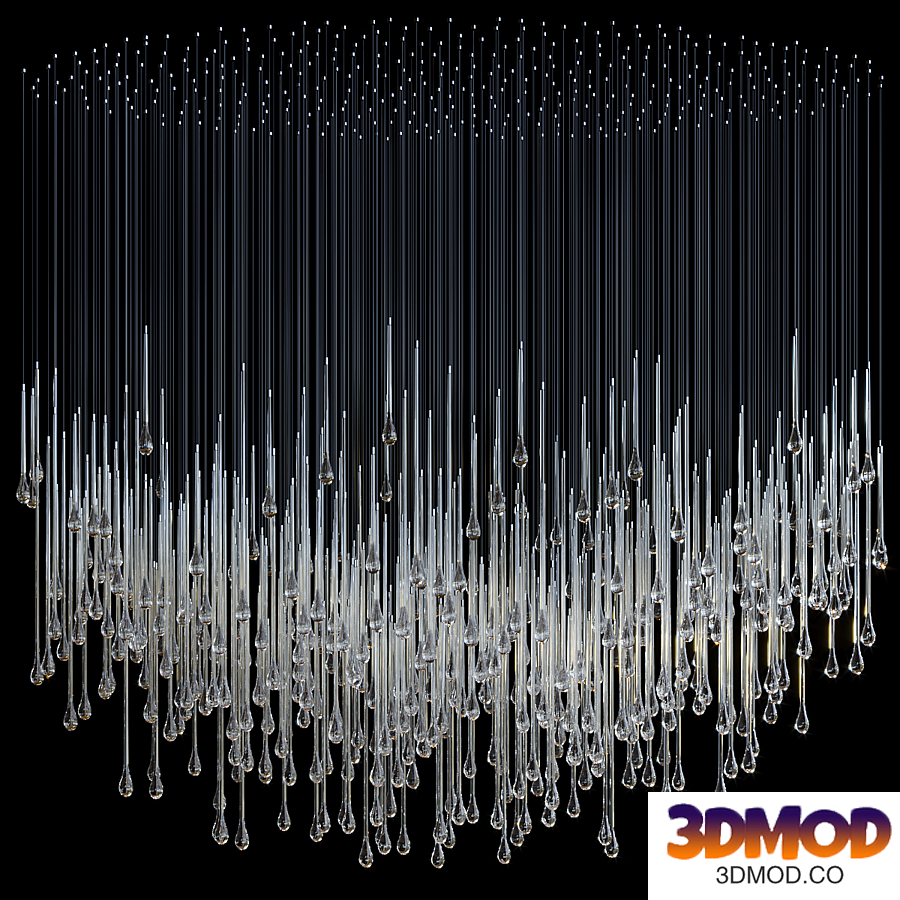 Suspended installation Vargov Design - Rainfall 吊灯