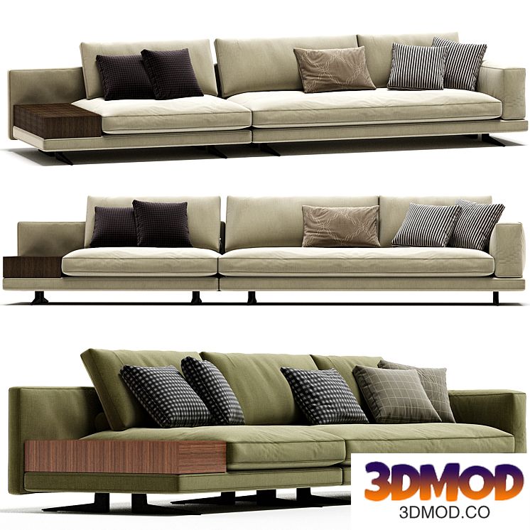 Poliform Mondrian sofa 多人沙发