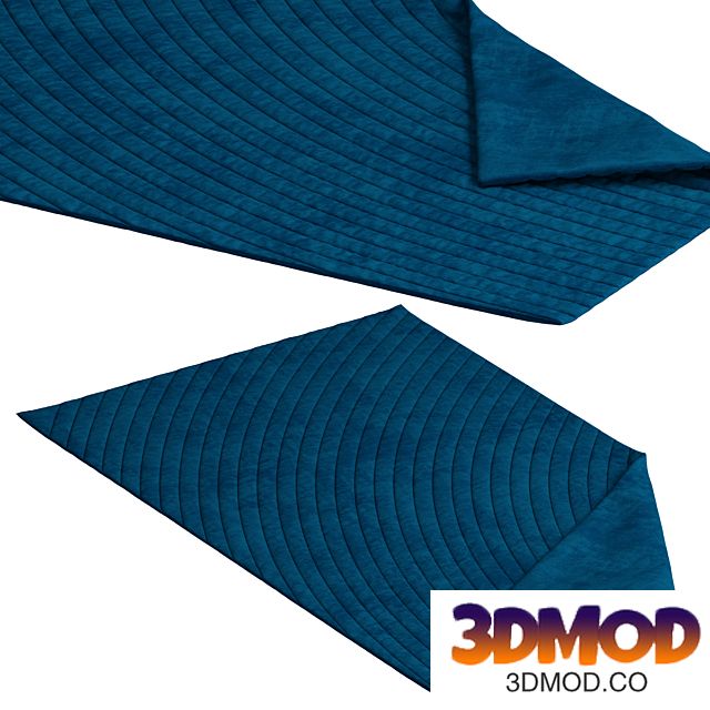 Rug 2 with 2 velvet colors