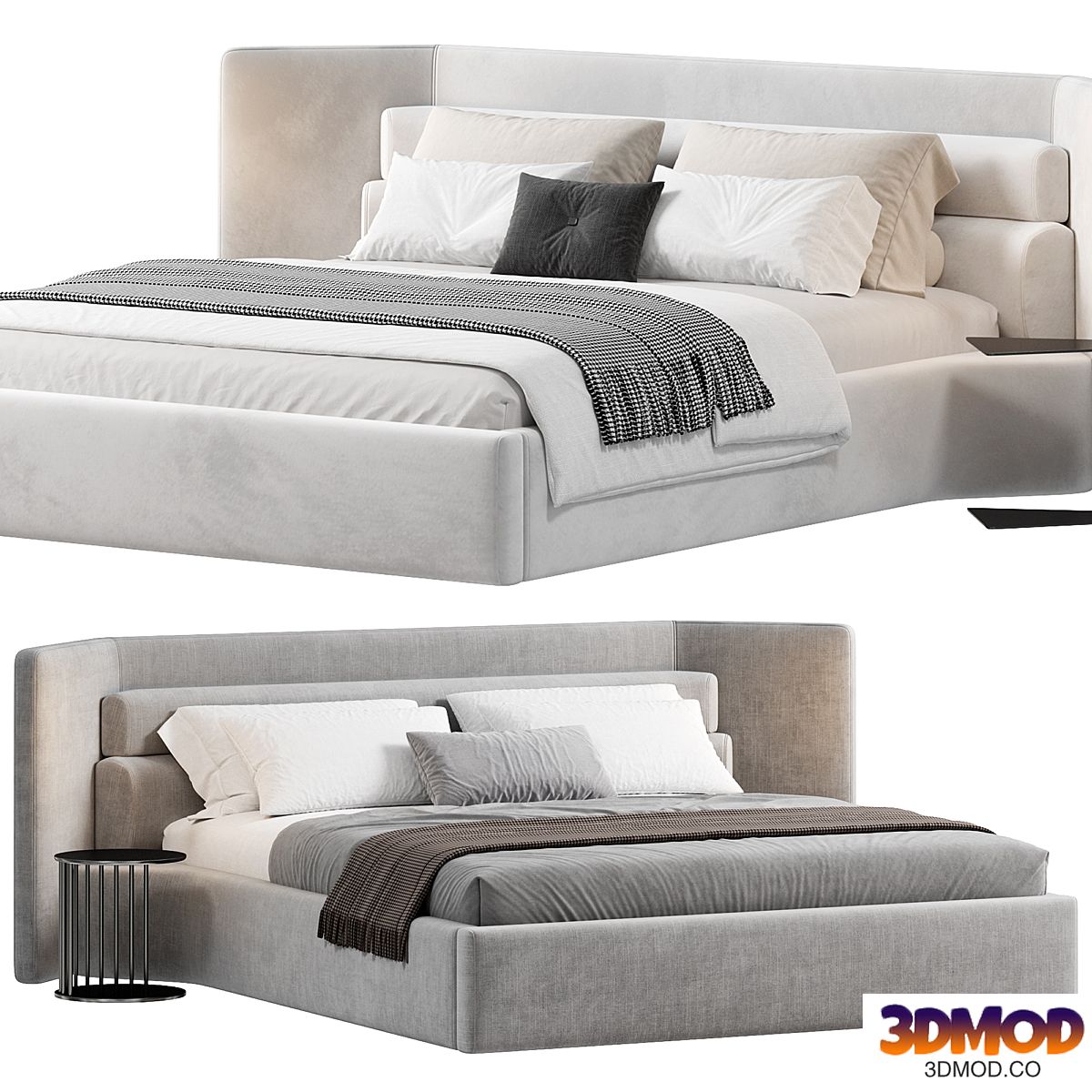 Step Bed by District Eight 双人床