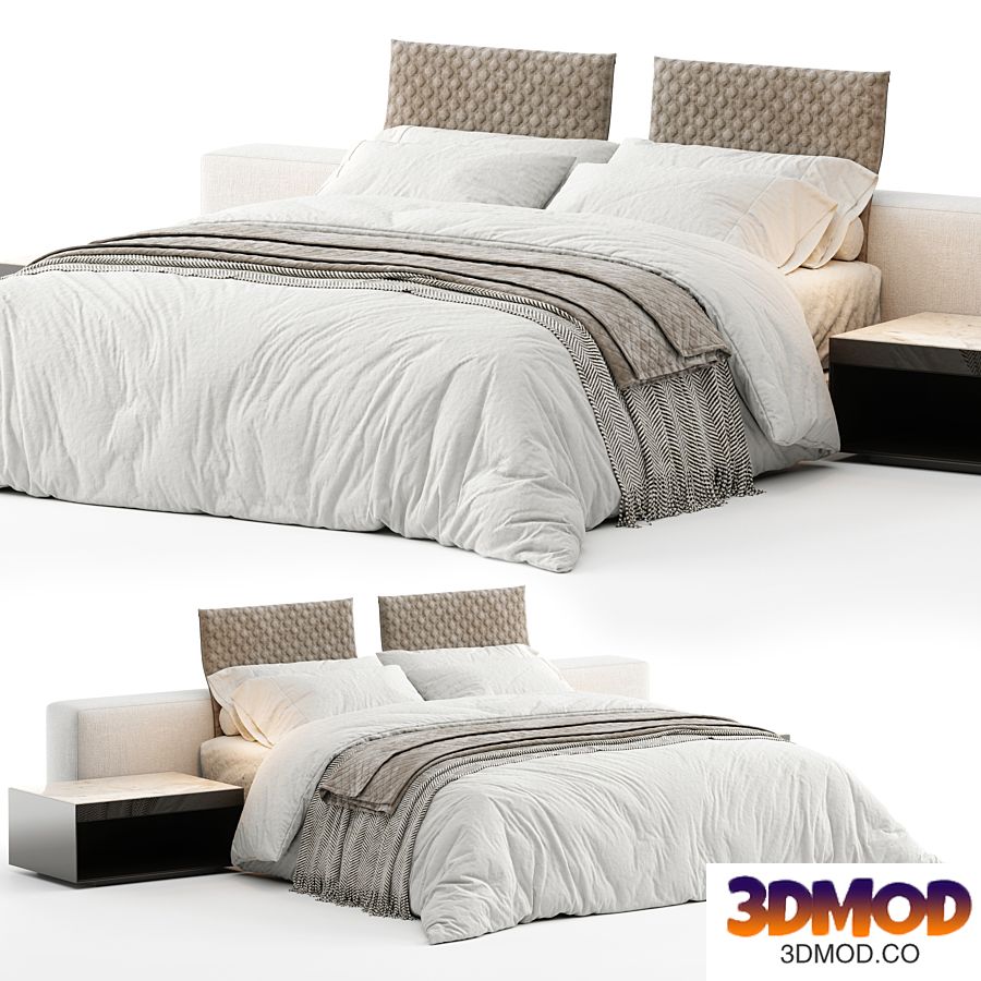 Bed Minotti Young 双人床