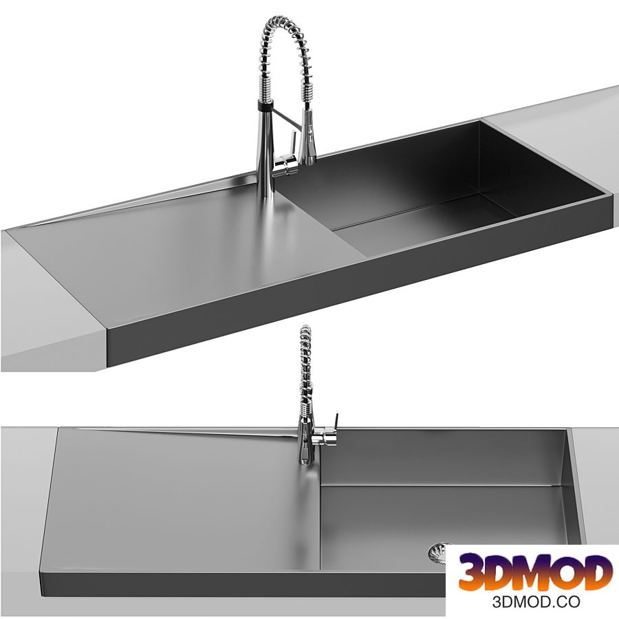 KITCHEN SINK&FAUCET NO2 洗手台水龙头