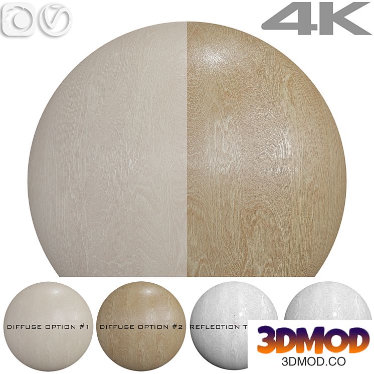 Seamless texture - Birch 木纹