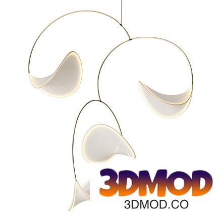 llll-02 fabric pendant 4 lights 吊灯