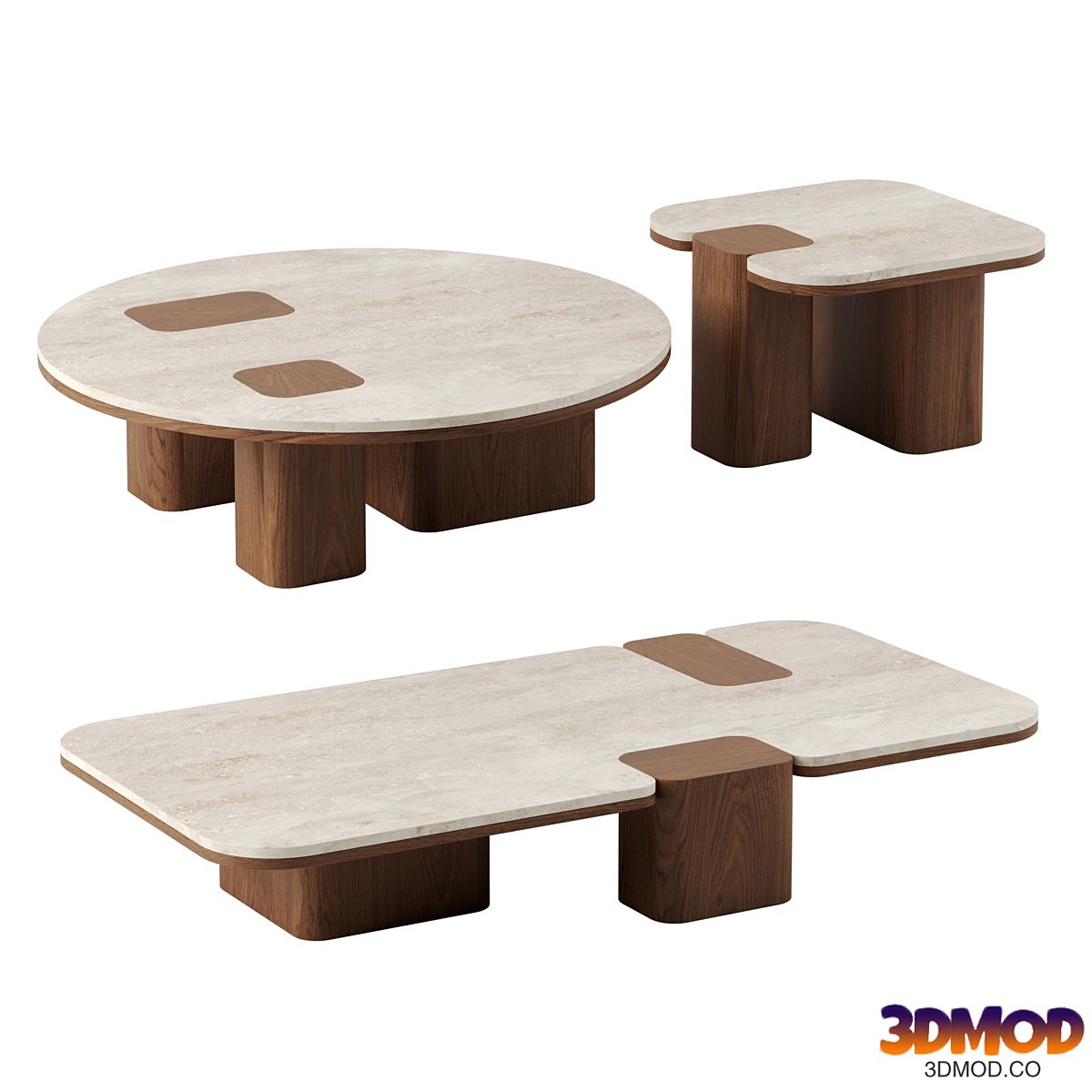 ERICE coffee tables by Carpanese Home 茶几
