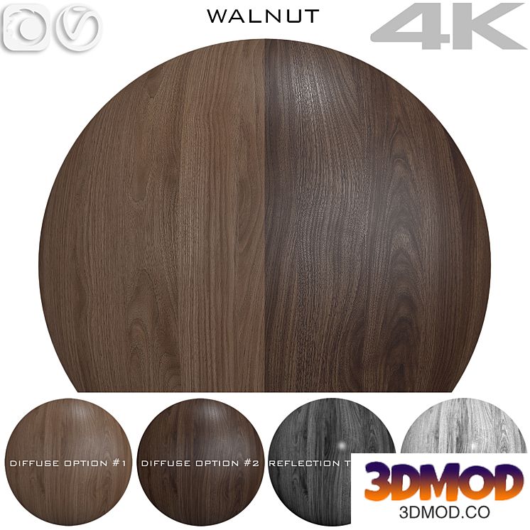 Texture Walnut №4 木纹