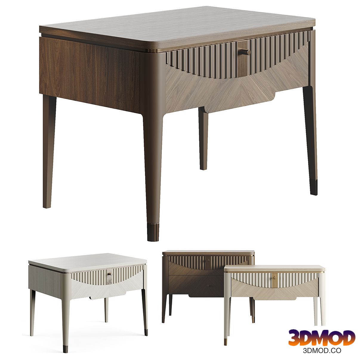 Carpanese Home 1 Drawer Nightstand 床头柜