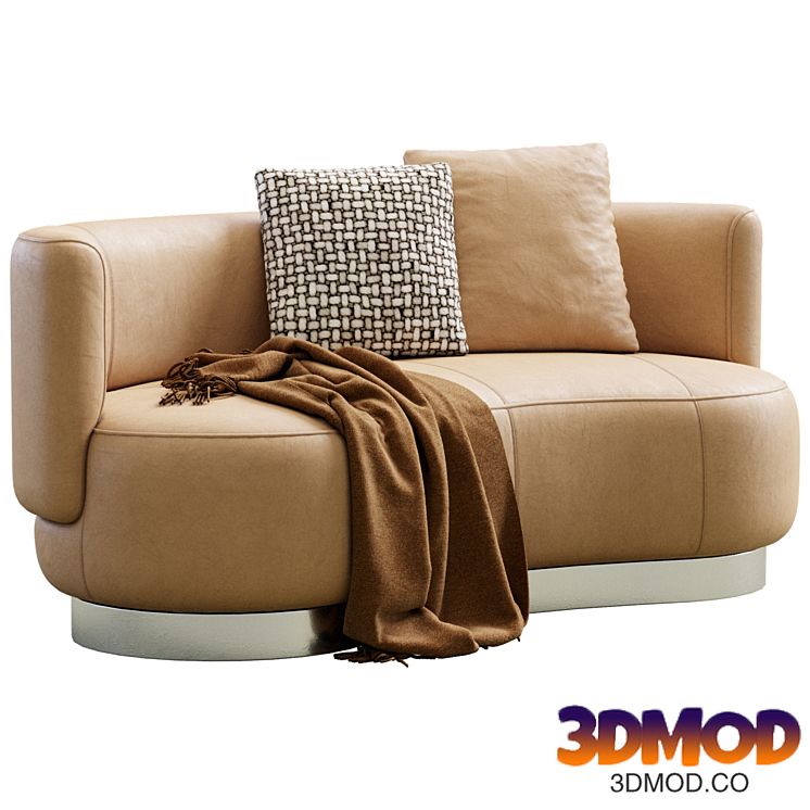 Yves Round Sofa By Minotti 双人沙发