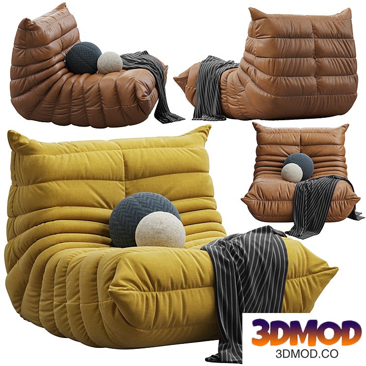 Modular Togo armchair by Ligne Roset 懒人沙发
