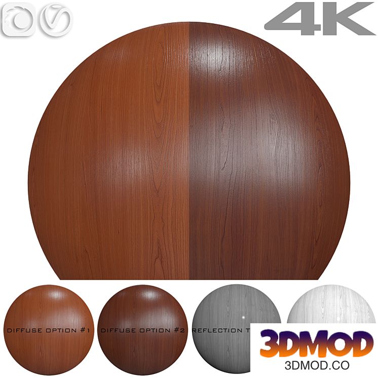 Seamless texture - Cherry 木纹