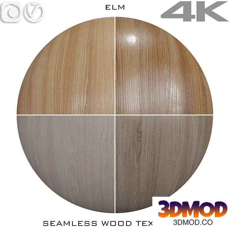 Seamless wood texture - Elm №1 木纹