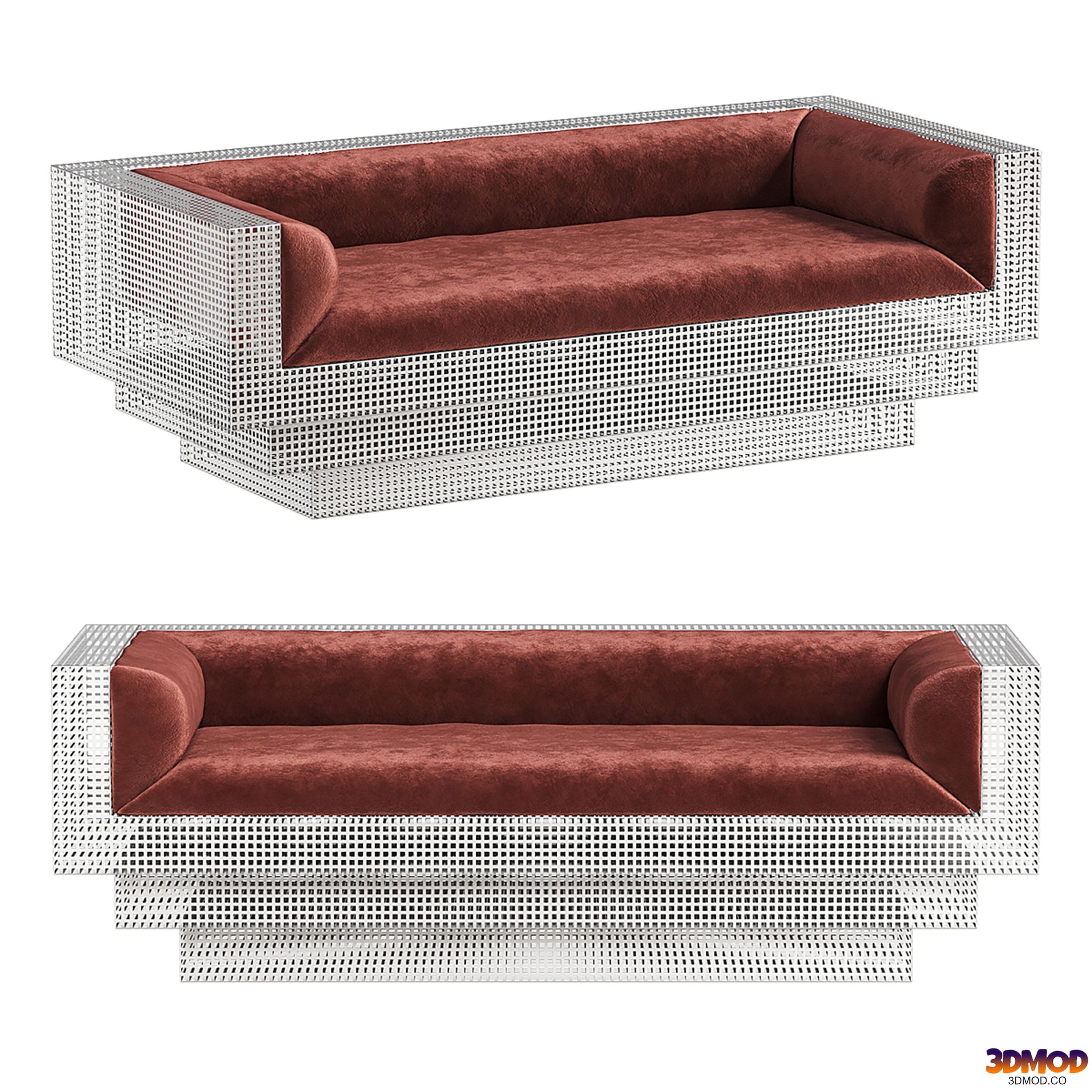 Per.for.(h)ated Loveseat Sofa 多人沙发