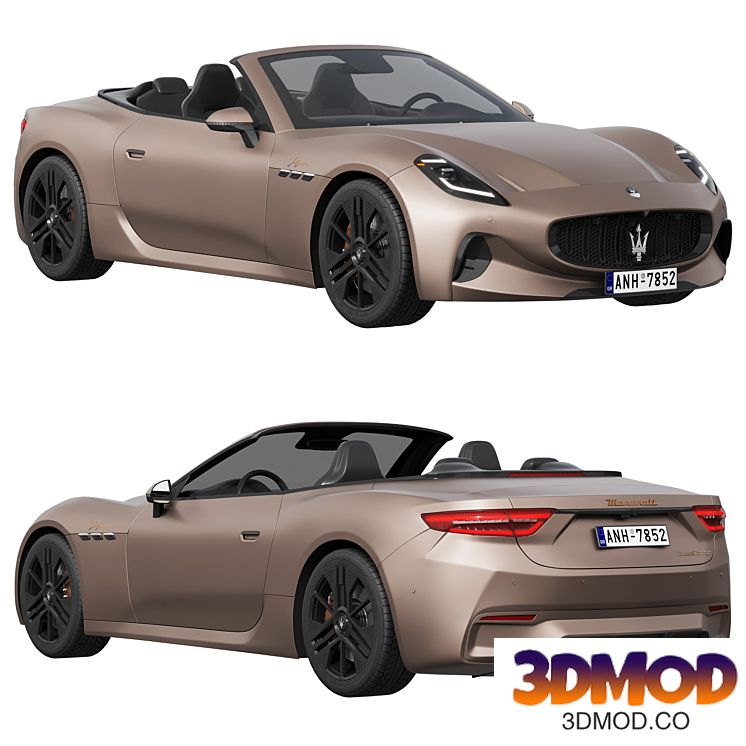 Maserati GranCabrio Folgore 2025 跑车