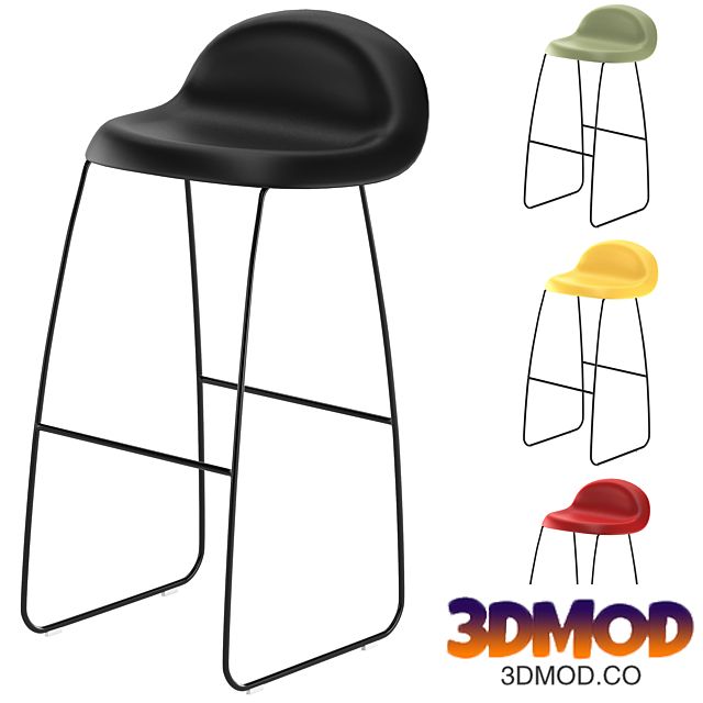 BAR STOOL SLEDGE BASE HIREK 吧椅