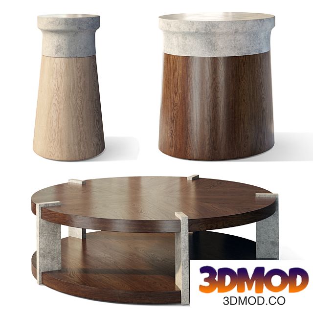 Coffee table Catalina Theodore Alexander 茶几边几