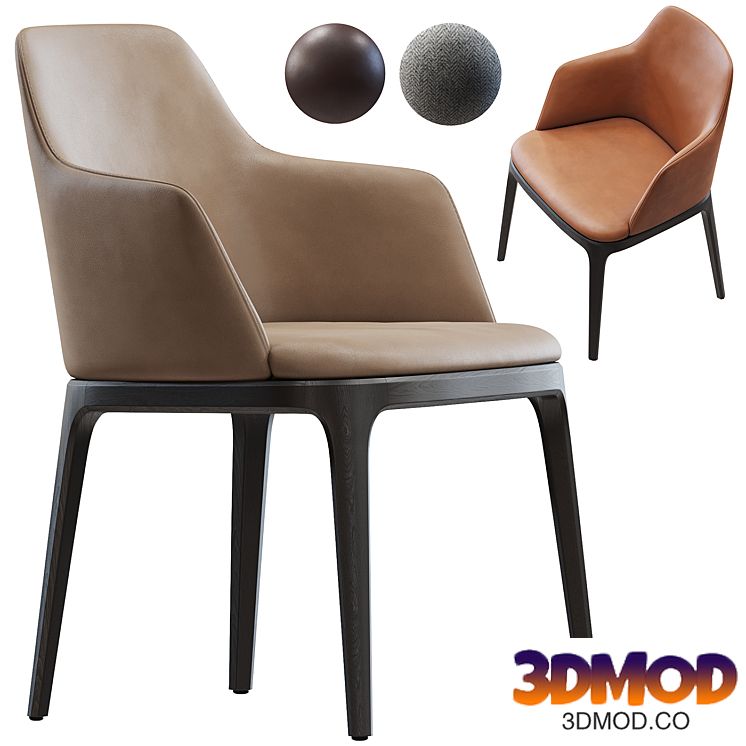 Grace Chair by Poliform 单椅餐椅