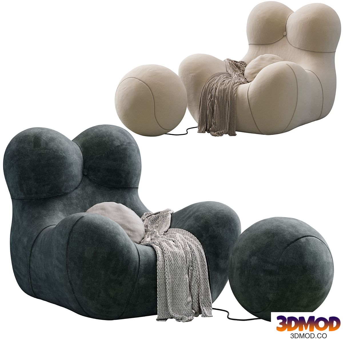 Armchair Up By B&B Italia 单人沙发