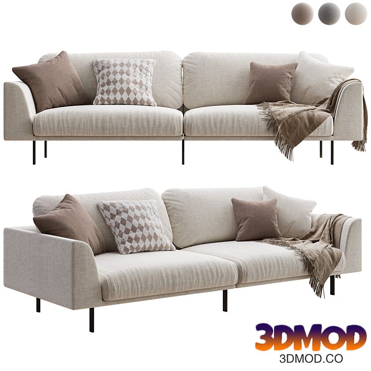 Arflex Bel Air Two Seater Sofa 双人沙发