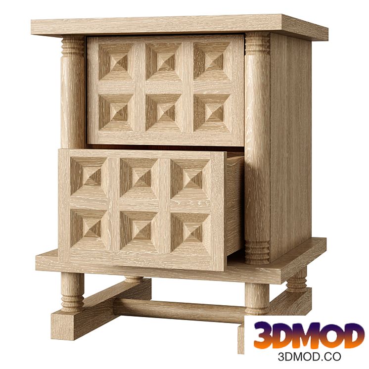 Crate and Barrel Honore by Athena Calderone 床头柜