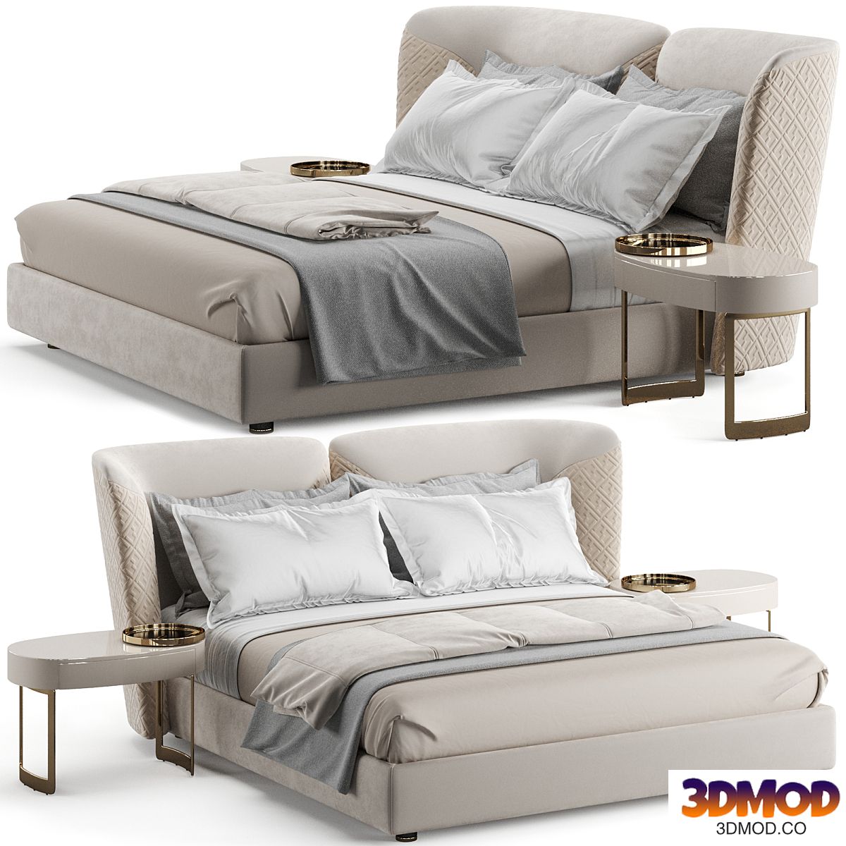 Fendi Casa Ceasar Bed 双人床