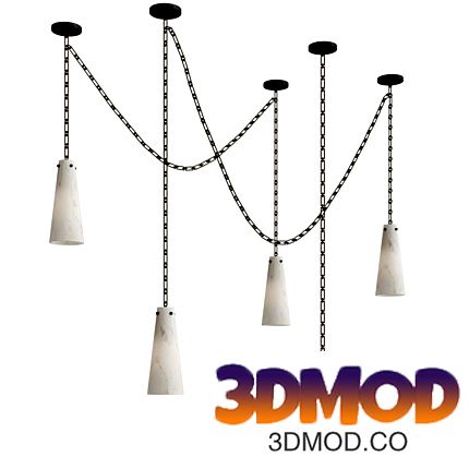 Lucca Alabaster Chandelier 吊灯