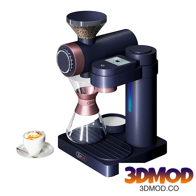 Gevi Smart Pour-over Coffee Machine 2 color versions 咖啡机