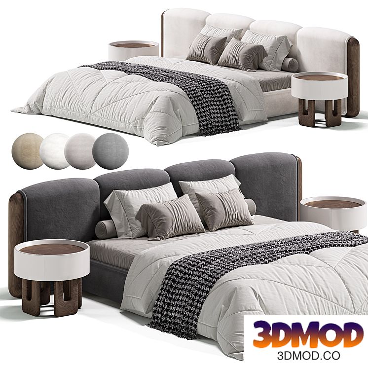 Gippo bed Luzaro 双人床