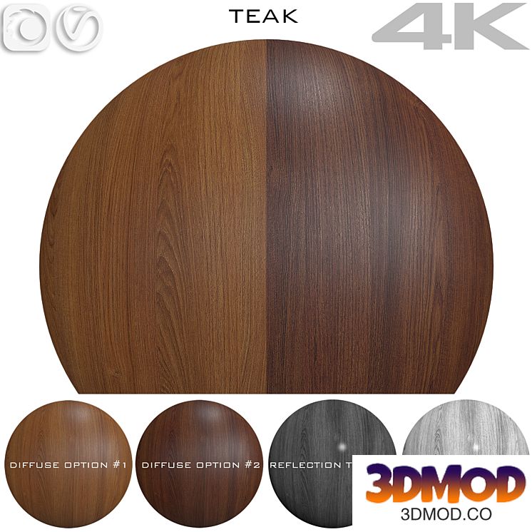 Texture Teak №2 木纹