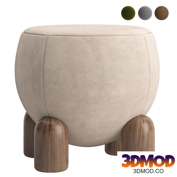 Bebop Pouf by Last Ditch Design 凳子