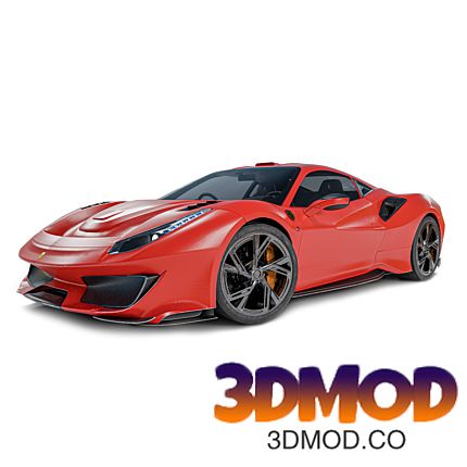 Ferrari 488 Pista 跑车