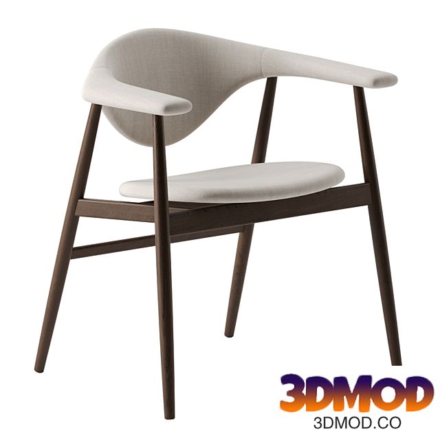 Masculo Dining Chair by Gubi 休闲椅扶手椅