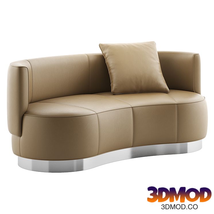 Yves Round Sofa by Minotti 双人沙发