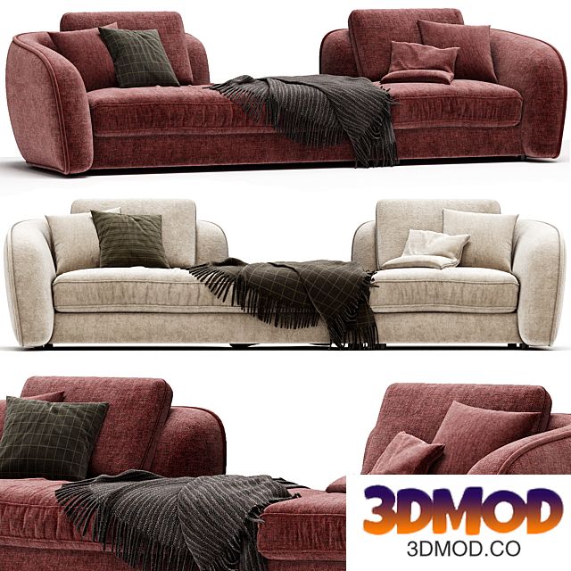 LEVANTE Fabric Sofa By Black Tie 多人沙发
