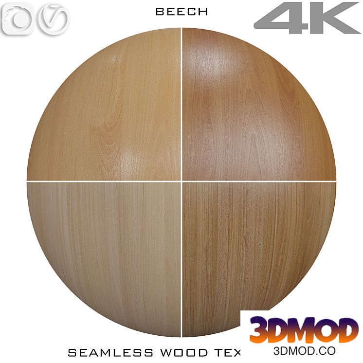 Seamless wood texture - Beech №4 木纹