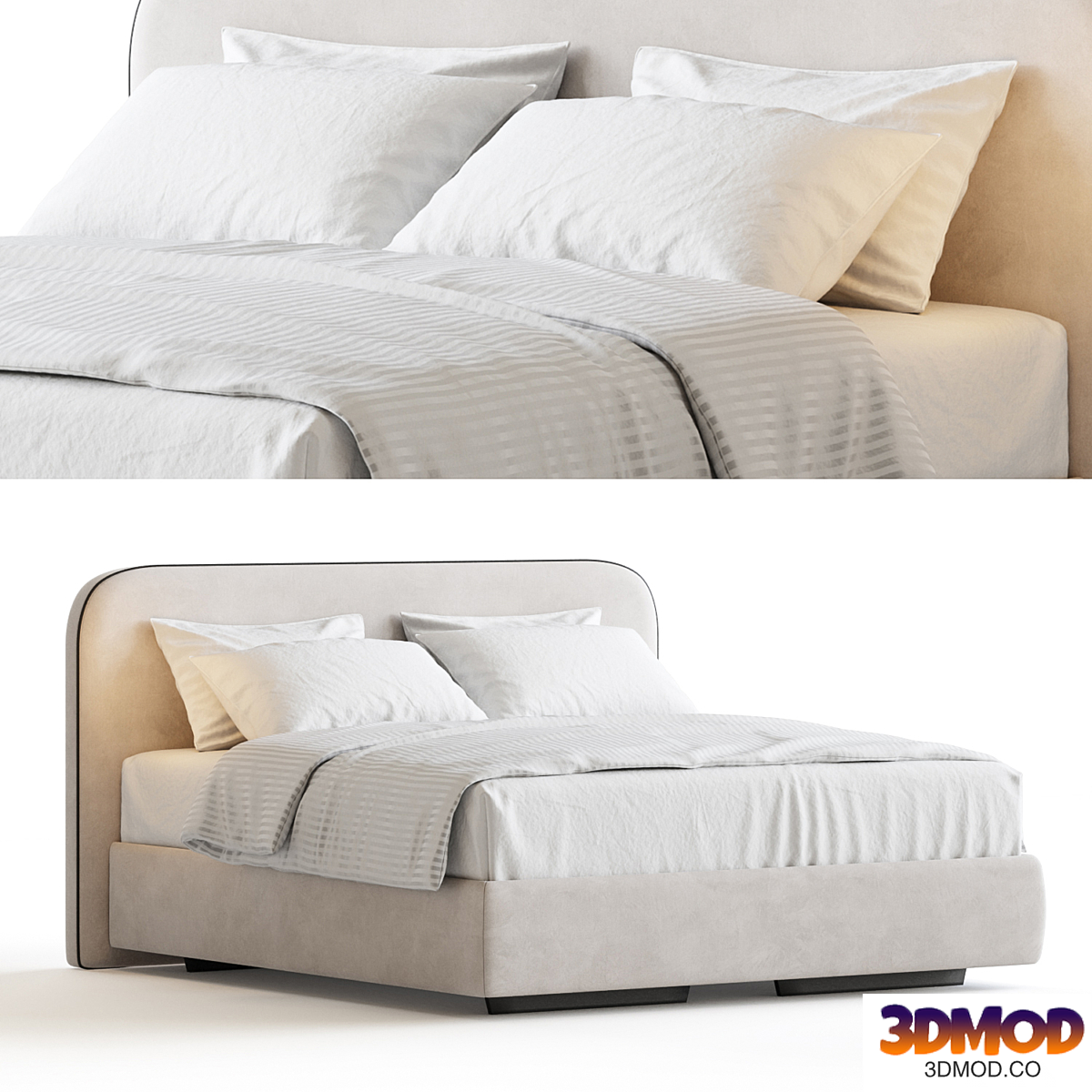 Metis Soft Bed by Wittmann 双人床