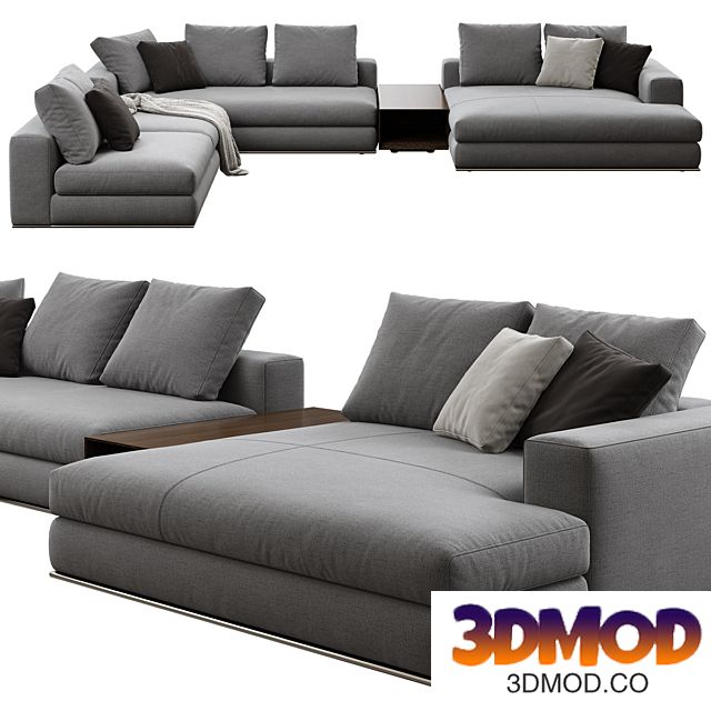 Minotti / Hamilton Sofa Corner Composition 多人沙发
