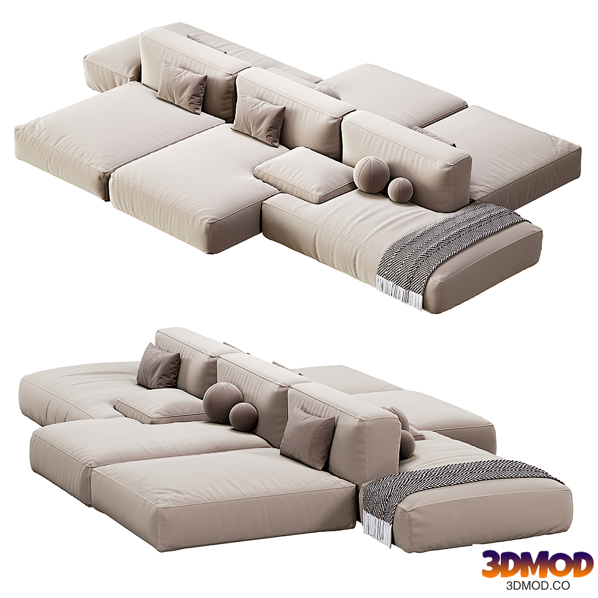 cloud sofa 多人沙发
