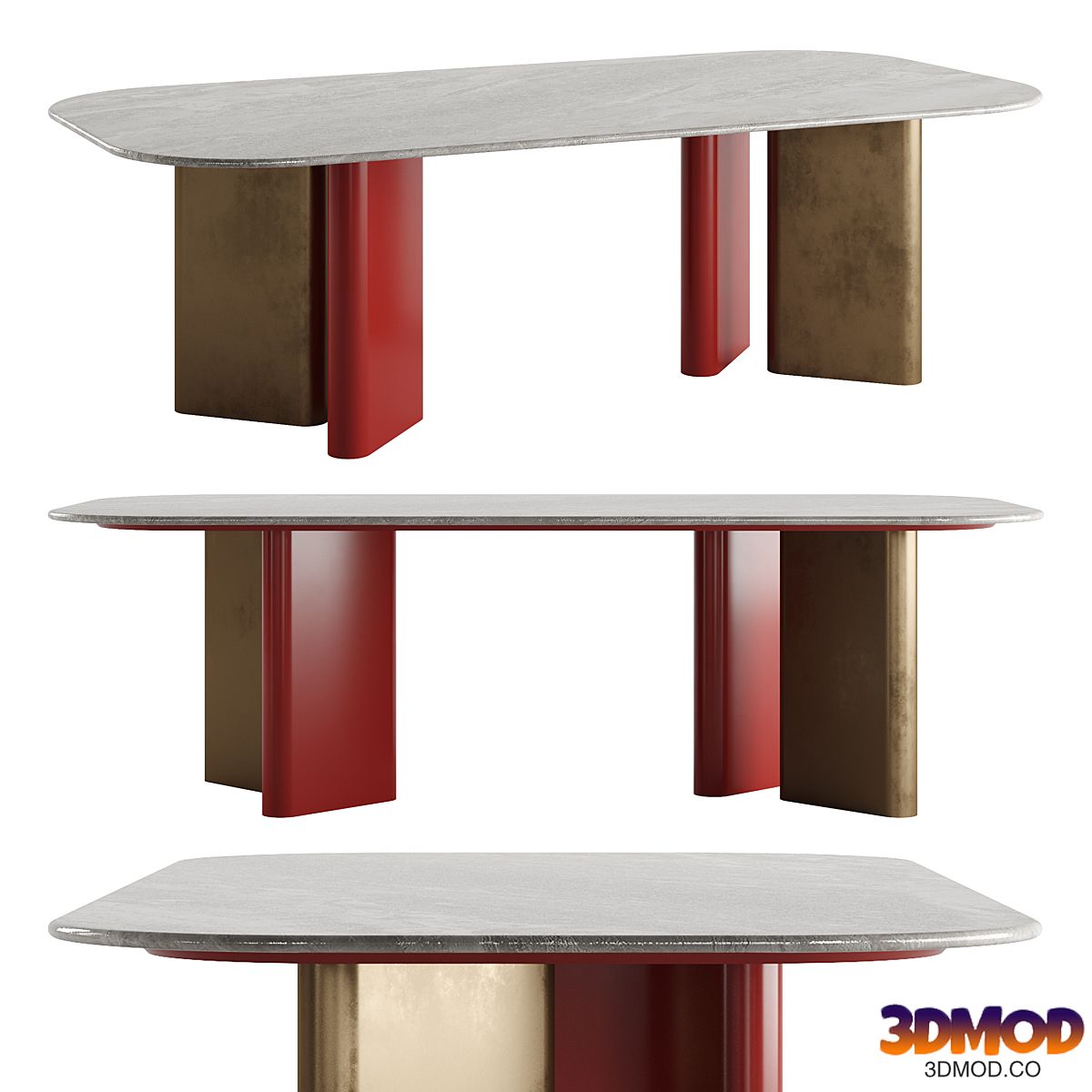 ONNO Rectangular Table by Marelli 餐桌